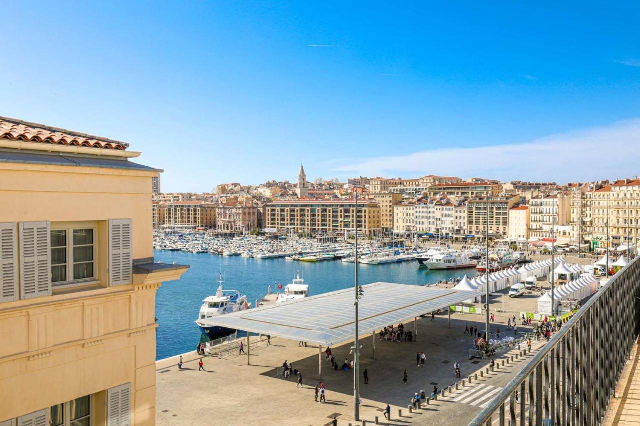 Le Pytheas - Vue Vieux-Port Avec Terrasse Et Clim Marselha Exterior foto