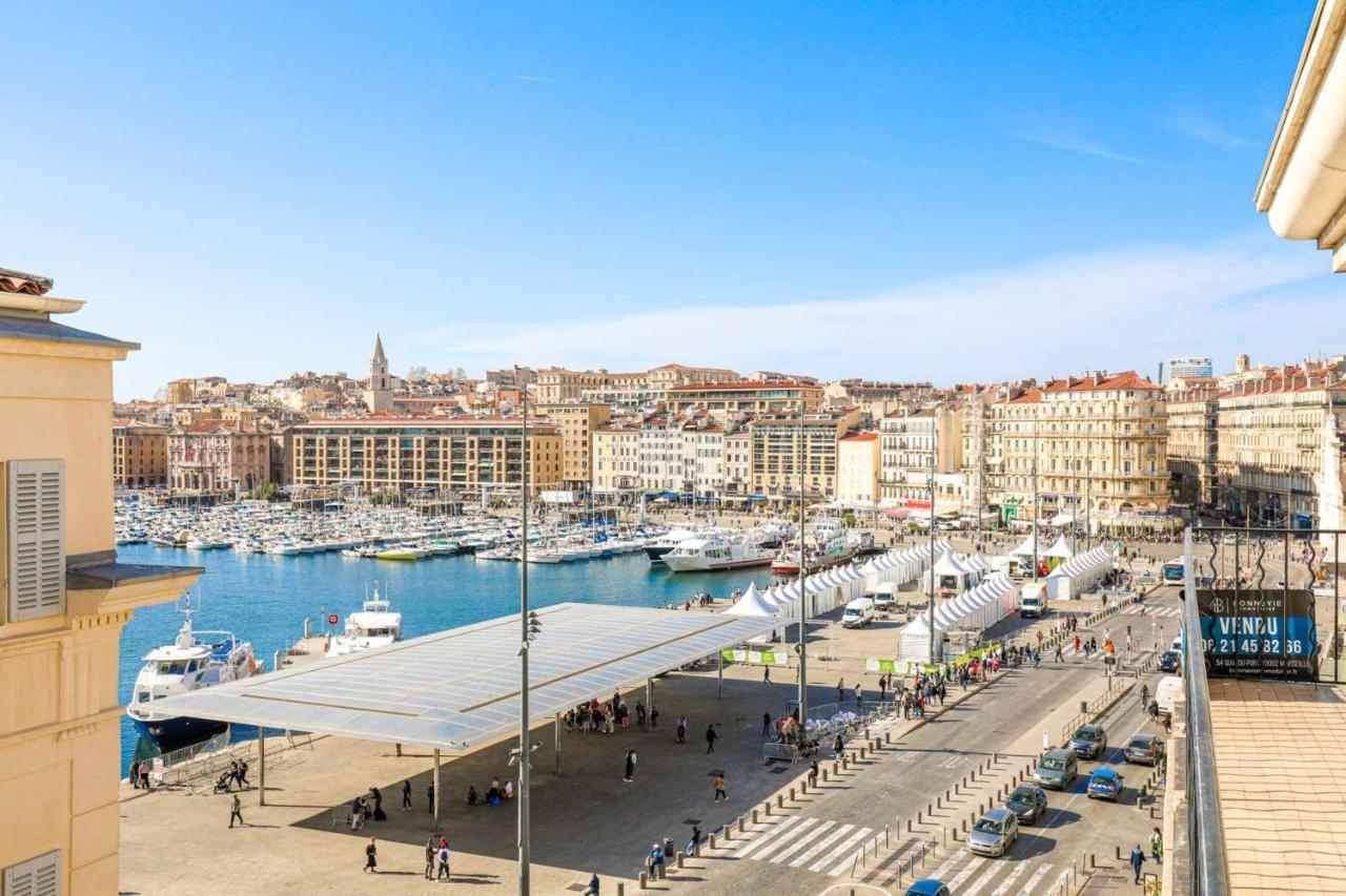 Le Pytheas - Vue Vieux-Port Avec Terrasse Et Clim Marselha Exterior foto